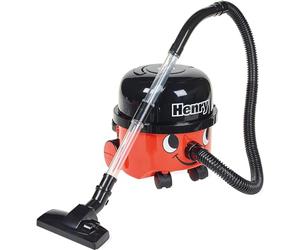Casdon Henry & Hetty Toys - Henry Vacuum Cleaner - Red Vacuum Cleaning Toy with Real Function & Nozzle Accessories - Kids Cleaning Set - For Children Aged 3+