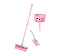 Casdon Hetty Brush Set | Colourful Cleaning Toys for Kids 3+ | Encourages Learning & Role Play | Broom, Brush, Dustpan Included!