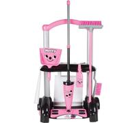 Casdon Hetty Cleaning Trolley | Hetty-Inspired Toy Cleaning Trolley For Children Aged 3+ | Wheels Around From Room To Room!, Pink, 44 x 27 x 12 cm