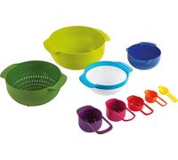 Casdon Joseph Joseph Nest Colourful Toy Kitchen Utensil Set for Children from 3 Years Includes 9 Different Size Utensils