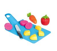 Casdon Joseph Joseph Toys. Chop2Pot. Super Safe Kitchen Playset for Kids with Foldable Chopping Board and Choppable Play Food. For Children Aged 2+