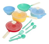 Casdon Pan Set, Toy Pan Set For Children Aged 3+, Pastel Colours Pans And Utensils For Imaginative Play (50250)