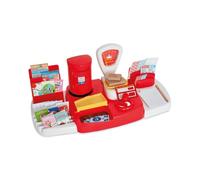 Casdon Post Office Set. Realistic Postal Counter Playset. Includes Weighing Scales, Play Money, Stamp and More. for Ages 3+
