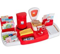 Casdon Post Office Set. Realistic Postal Counter Playset. Includes Weighing Scales, Play Money, Stamp and More. for Ages 3+