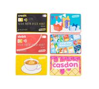 Casdon Pretend Play Cards Set | Realistic Credit & Gift Cards for Imaginative Play | For Children 3+ | Teaches Financial Concepts!