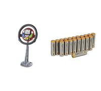 Casdon Sat Nav Steering Wheel & Amazon Basics AA Performance Alkaline Batteries [Pack of 20] - Packaging May Vary