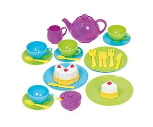 Casdon Tea Set | Colourful Toy Tea Party Set For Children Aged 3+ | Includes 36 Pieces For The Best Tea Parties Around!