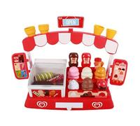Casdon Toy Ice Cream Parlour Playset - Pretend Ice Cream Shop Toy for Children Aged 2+ With Freezer, Scoop Stand