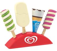 Casdon Official Walls Ice Cream Stand Toy - Pretend Play Ice Cream Set for Children Aged 2+ - With 4 Official Walls Ice Creams