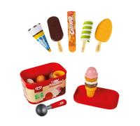 Casdon Walls Large Ice Cream Tub & 5 Play Ice Cream Set - Toy Ice Cream Parlour Role Play Set with Scoop & 5 Play Ice Creams - Pretend Play Food Toy for Children - Ages 2+