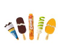 Casdon Walls Toy 5 Play Ice Creams | 5-piece Walls play ice cream set with Calippo, Twister, Magnum, Cornetto and Solero styles for pretend play.