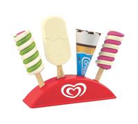 Casdon Walls Toy Play Ice Cream Stand | Pretend play ice cream set with 4 official Walls ice creams. Ages 2+.