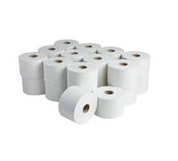 Case 24 Micro Twin Jumbo Versatwin Style White 2 Ply Toilet Rolls 110M Soft White Hi-Grade not Recycled Super Maxx®