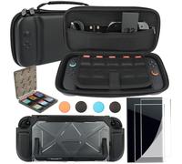 Case Accessories for Nintendo Switch 2,Charger-Friendly Carrying Case,Dockable Hybrid Material Case,Tempered Glass Screen Protectors,Game Card Case and More