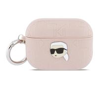 Case Airpods Pro 3 Karl Lagerfeld Plastic Pink Logo Karl Metal Pin
