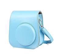 Case Bag in PU Leather for Mini 11, Chic and Functional Design, Easy Access for Quick Shots, Multiple Colors Available (Blue)