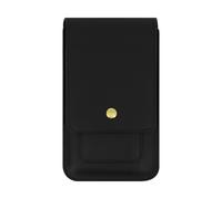 Case Belt Smartphone Multipocket Vertical Horizontal Button Magnetic Black
