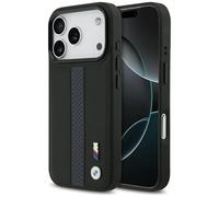 CG MOBILE BMW M Perforated Stripe Logo Compatible with MagSafe Case for iPhone 17 Pro (Blue)