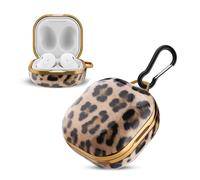 Cadorabo Case compatible with Samsung Galaxy Buds PRO/LIVE/Buds 2 - Design Leopard - Tragbare IMD Kopfhörer Schutzhülle Case