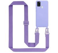 Case Chain for Samsung Galaxy A21s Silicone Protection Cover Necklace