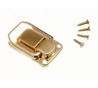 CASE CLASP TOGGLE FASTENING TRUNK CATCH 48MM X 33MM BRASS PLATED (pack of 2)