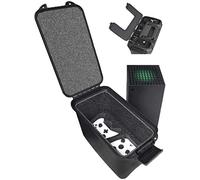 Case Club Compact Hard Case - Fits Xbox Series X, Two Controllers, & Cords - Impact Resistant - Lockable - Laser Cut Foam - Made in USA (Xbox Series X)