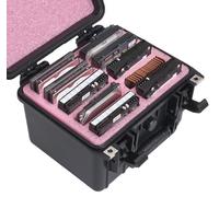 Case Club Medium HDD & SSD Internal Drive Case, Protective, Waterproof, Crushproof, Folding Handle, Pressure Valve, Perfect for Transportation & Storage