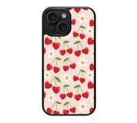 Case Collection for iPhone 15 Case | Cute Red Retro Girly | Love Cherry | Designer Glossy Print | 10ft Drop Tested | MagSafe Compatible | Soft Microfibre Lining