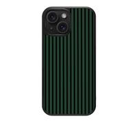 Case Collection for iPhone 15 Plus Case | Dark Green Stripe Minimalist | Jungle Rule | Designer Glossy Print | 10ft Drop Tested | MagSafe Compatible | Soft Microfibre Lining