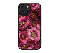 Case Collection for iPhone 15 Plus - Compatible with MagSafe, [CoreShock Military-Grade 10ft Drop Protection] - Slim & Lightweight Designer Cases - Ruby Flora
