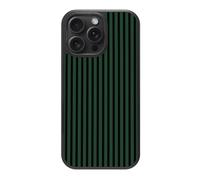 Case Collection for iPhone 15 Pro Case | Dark Green Stripe Minimalist | Jungle Rule | Designer Glossy Print | 10ft Drop Tested | MagSafe Compatible | Soft Microfibre Lining