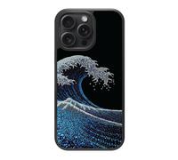 Case Collection for iPhone 15 Pro Max Case, Japanese Wave - Midnight Tide | 10ft CoreShock Drop Protection, MagSafe Compatible with 1600g Magnet Hold, Glossy Finish Print, Microfibre Lining, Gift Box