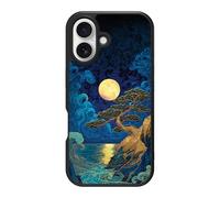 Case Collection for iPhone 16 Case, Ocean Moon - Moonlit Tide | 10ft CoreShock Drop Protection, MagSafe Compatible with 1600g Magnet Hold, Glossy Finish Print, Microfibre Lining, Gift Box