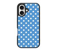 Case Collection for iPhone 16 Plus Case | Blue Polka Dot Cute | Summer Breeze | Designer Glossy Print | 10ft Drop Tested | MagSafe Compatible | Soft Microfibre Lining