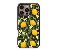 Case Collection for iPhone 16 Pro Max Case | Cute Floral Flower Aesthetic | Lemon and Bees | Designer Glossy Print | 10ft Drop Tested | MagSafe Compatible | Soft Microfibre Lining