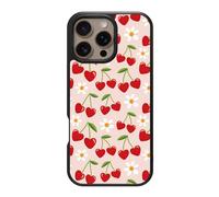 Case Collection for iPhone 16 Pro Max Case | Cute Red Retro Girly | Love Cherry | Designer Glossy Print | 10ft Drop Tested | MagSafe Compatible | Soft Microfibre Lining