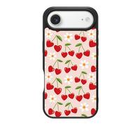 Case Collection for iPhone 17 Air Case | Cute Red Retro Girly | Love Cherry | Designer Glossy Print | 10ft Drop Tested | MagSafe Compatible | Soft Microfibre Lining