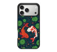 Case Collection for iPhone 17 Pro Case | Japanese Pond Art Oriental | Koi Fish | Designer Glossy Print | 10ft Drop Tested | MagSafe Compatible | Soft Microfibre Lining