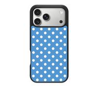 Case Collection for iPhone 17 Pro Max Case | Blue Polka Dot Cute | Summer Breeze | Designer Glossy Print | 10ft Drop Tested | MagSafe Compatible | Soft Microfibre Lining