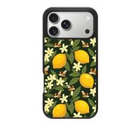 Case Collection for iPhone 17 Pro Max Case | Cute Floral Flower Aesthetic | Lemon and Bees | Designer Glossy Print | 10ft Drop Tested | MagSafe Compatible | Soft Microfibre Lining