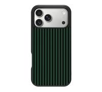 Case Collection for iPhone 17 Pro Max Case | Dark Green Stripe Minimalist | Jungle Rule | Designer Glossy Print | 10ft Drop Tested | MagSafe Compatible | Soft Microfibre Lining
