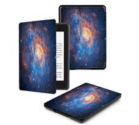 Case Compatible for 6" Kindle Paperwhite 5th/6th/7th Generation 2012/2013/2015,Lightweight Slim Soft PU Case Cover Skin for Paperwhite 5 6 7 Gen,Spiral Starry Sky