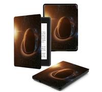 Case Compatible for 6" Kindle Paperwhite 5th/6th/7th Generation 2012/2013/2015,Lightweight Slim Soft PU Case Cover Skin for Paperwhite 5 6 7 Gen,Ring Planet