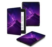 Case Compatible for 6" Kindle Paperwhite 5th/6th/7th Generation 2012/2013/2015,Lightweight Slim Soft PU Case Cover Skin for Paperwhite 5 6 7 Gen,Starry Sky Peak