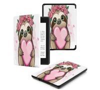 Case Compatible for 6" Kindle Paperwhite 5th/6th/7th Generation 2012/2013/2015,Lightweight Slim Soft PU Case Cover Skin for Paperwhite 5 6 7 Gen Pink Love Koala