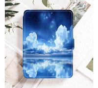 Case Compatible for 6" Kindle Paperwhite 5th/6th/7th Generation 2012/2013/2015,Lightweight Slim Soft PU Case Cover Skin for Paperwhite 5 6 7 Gen,Sky Clouds