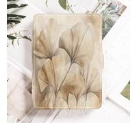 Case Compatible for 6" Kindle Paperwhite 5th/6th/7th Generation 2012/2013/2015,Lightweight Slim Soft PU Case Cover Skin for Paperwhite 5 6 7 Gen,Simple Ginkgo Leaf