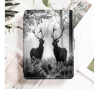 Case Compatible for 6" Kindle Paperwhite 5th/6th/7th Generation 2012/2013/2015,Lightweight Slim Soft PU Case Cover Skin for Paperwhite 5 6 7 Gen,Woods Elk