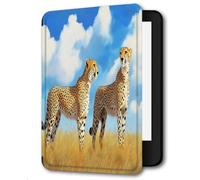 Case Compatible for 6" Kindle Paperwhite 5th/6th/7th Generation 2012/2013/2015,Lightweight Slim Soft PU Case Cover Skin for Paperwhite 5 6 7 Gen,Blue Sky Grass