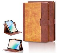 Case Compatible for Fusion5 Fwin232 Plus S1 Ultra Slim Tablet Case 360 Degree Rotation Multi-Viewing Angels PU Leather Stand Folio Cover Brown